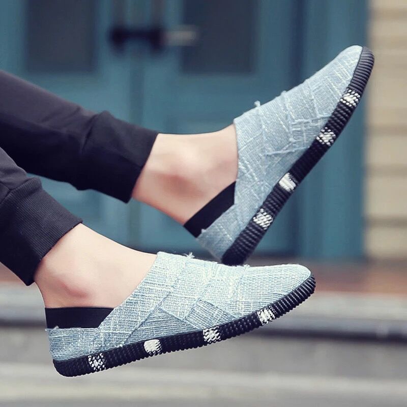 Canvas shoes men's old Beijing cloth shoes men's trendy board shoes  Loafers &amp; Slip-Ons