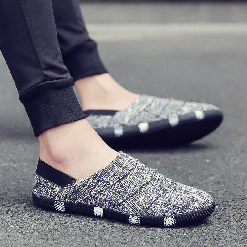 Canvas shoes men's old Beijing cloth shoes men's trendy board shoes  Loafers &amp; Slip-Ons