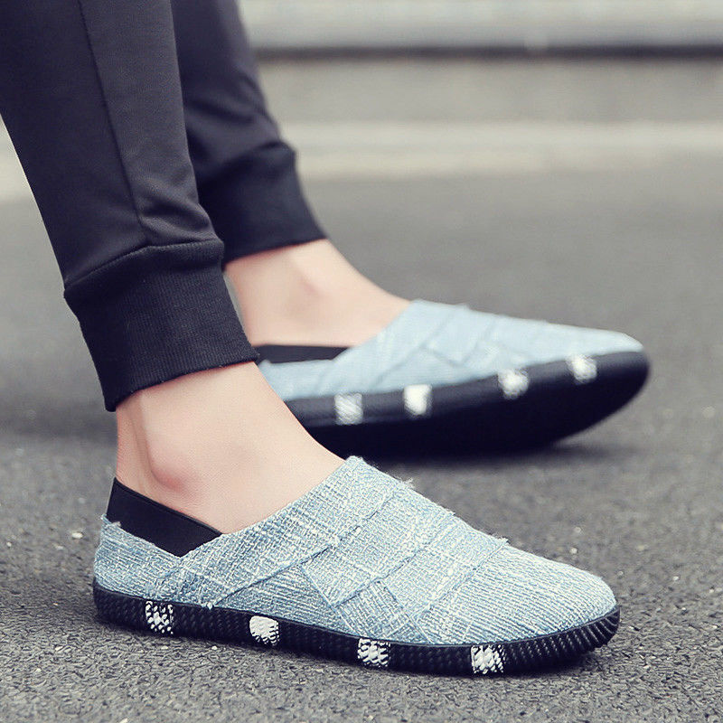 Canvas shoes men's old Beijing cloth shoes men's trendy board shoes  Loafers &amp; Slip-Ons