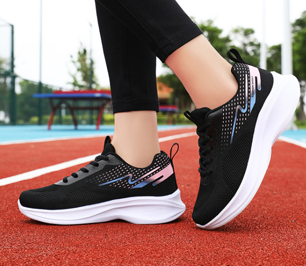 Women's shoes new arrivals casual sports shoes ladies' breathable fly woven shoes girls fashion athletic shoes running shoes students shoes sneaker Fast delivery within 1-5 days