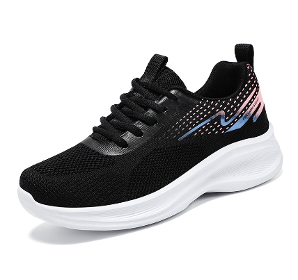 Women's shoes new arrivals casual sports shoes ladies' breathable fly woven shoes girls fashion athletic shoes running shoes students shoes sneaker Fast delivery within 1-5 days