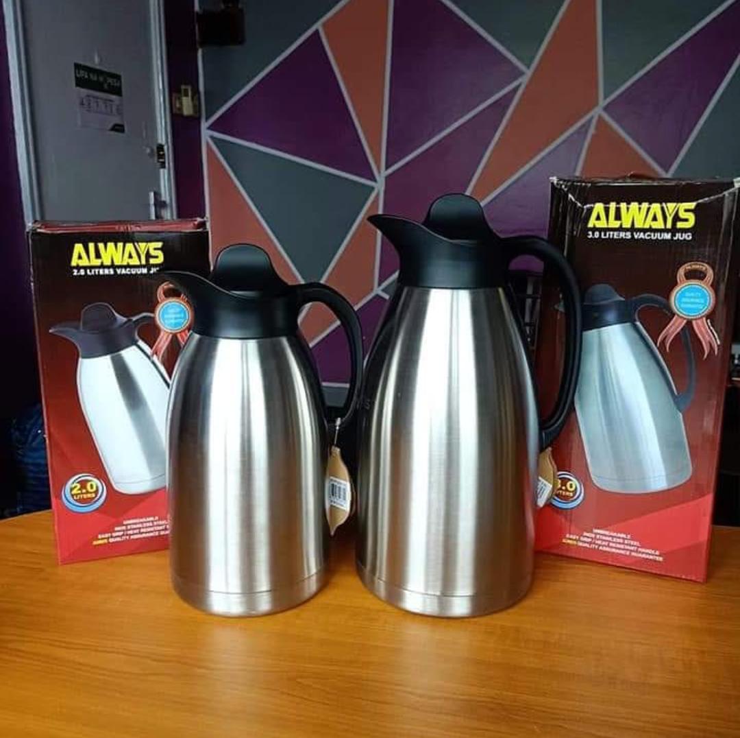 Stainless Steel Thermos Flask - 3.5 Litres silver