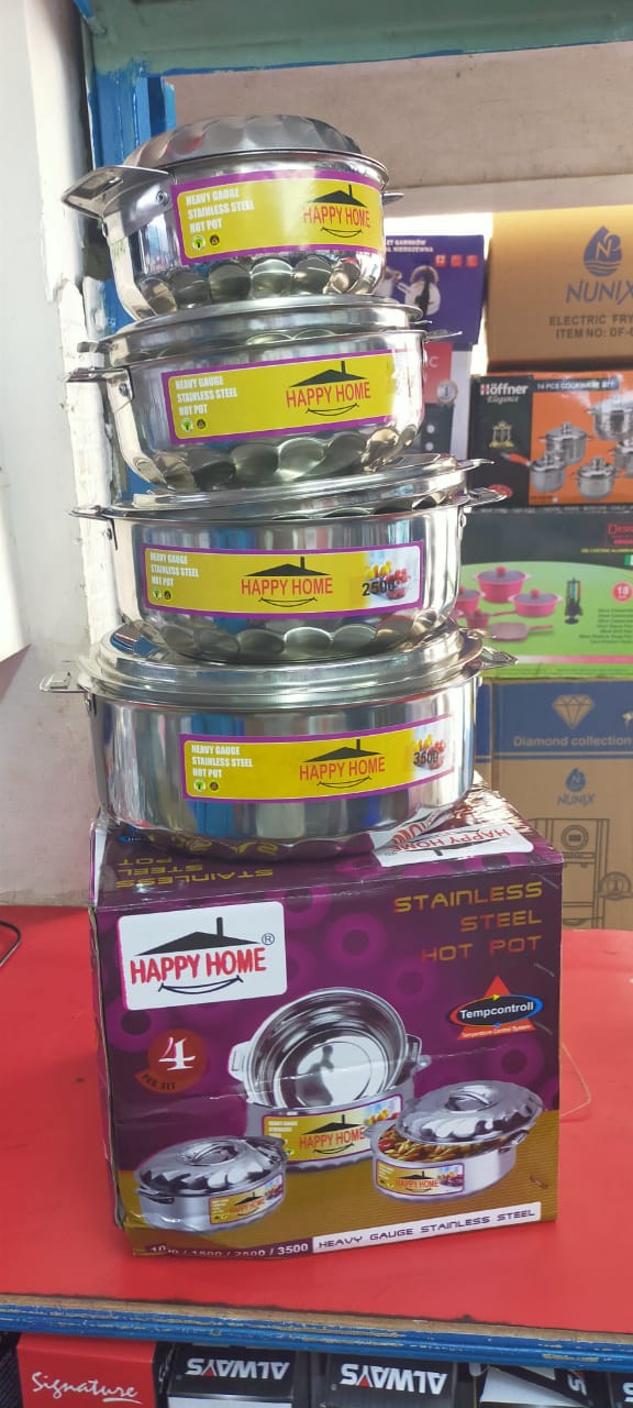 Happy home Set of 4pcs hotpot/ hot pot/hotpots