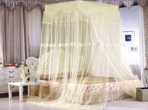 Mosquito Net For Double Decker Beds Free Size Pink FREE SIZE