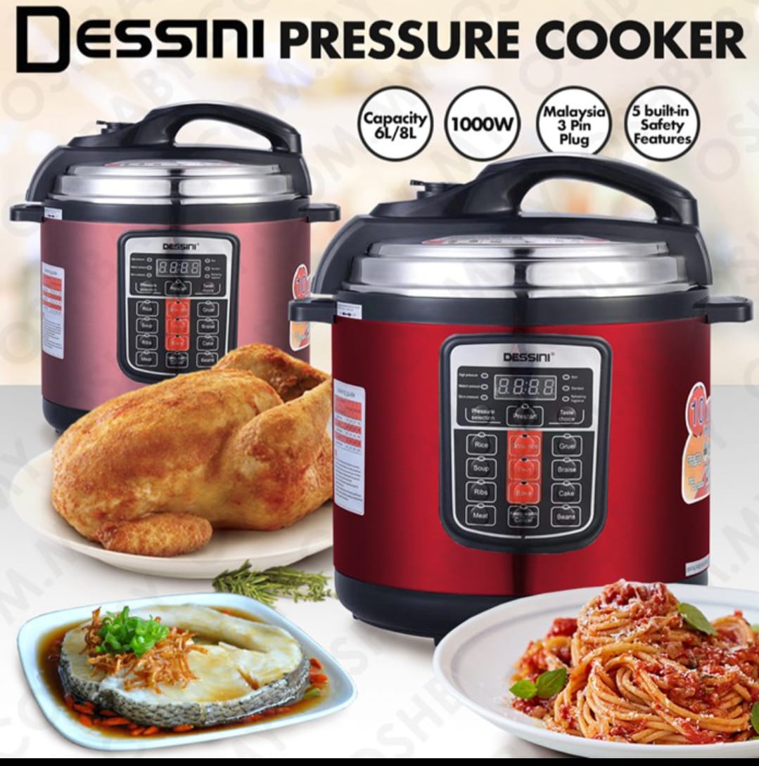 Quality 10 in 1 Dessini electric pressure cooker (6L)