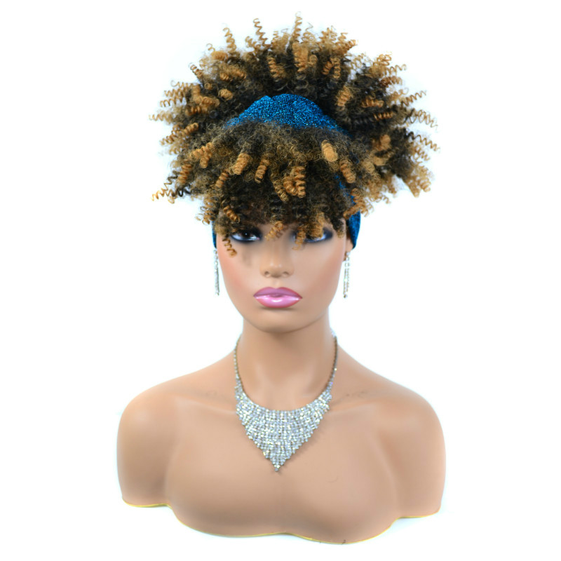Headscarf wig headgear African women&apos;s headdress headdress wigs