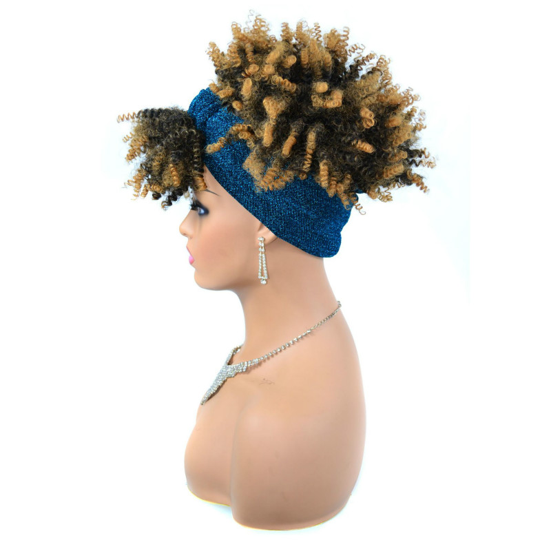 Headscarf wig headgear African women&apos;s headdress headdress wigs