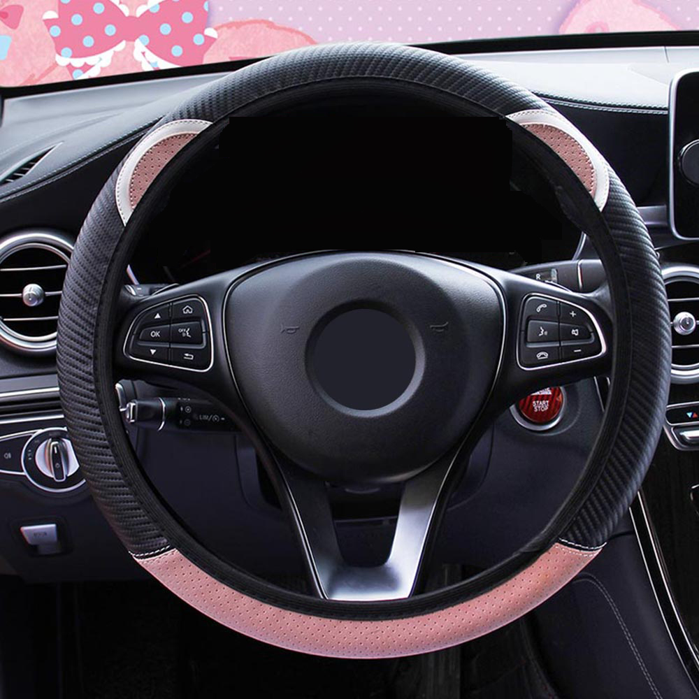 Cartoon Cat Ear Steering Wheel Cover Universal Car-styling Car  Interior Accessories