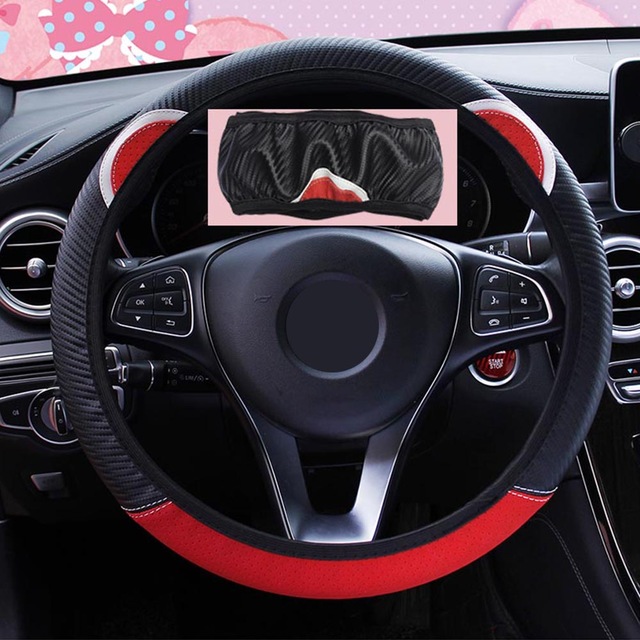 Cartoon Cat Ear Steering Wheel Cover Universal Car-styling Car  Interior Accessories