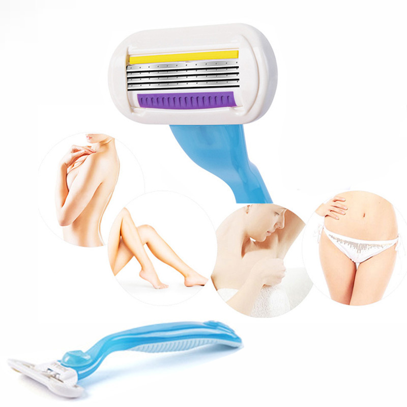 Razors for Women 4 Layer Blades Smooth Shave Personal Care Products with 3x Shaving & Hair Removal