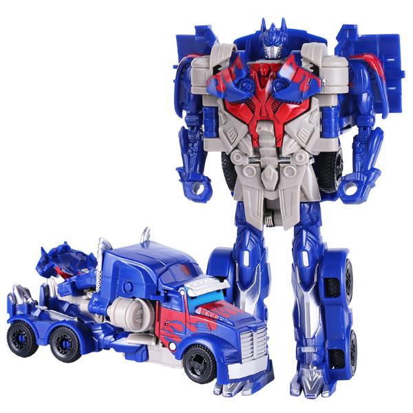 12cm Transformation Robot Kit Toys Transformer 2 in 1 one Step Deformation Optimus Hornets Action Figures & Statues