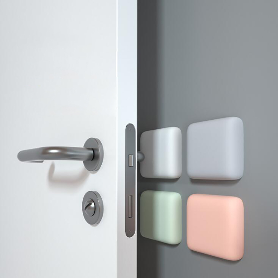 Door Stopper Silicone Handle Bumpers Self Adhesive Deurstopper Protection Porte Pad Mute Home Decor