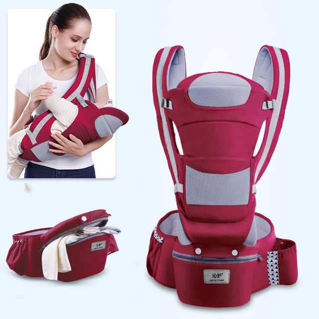 Ergonomic Baby Carrier Backpack Infant Baby Hipseat Carrier Front Facing Baby Care