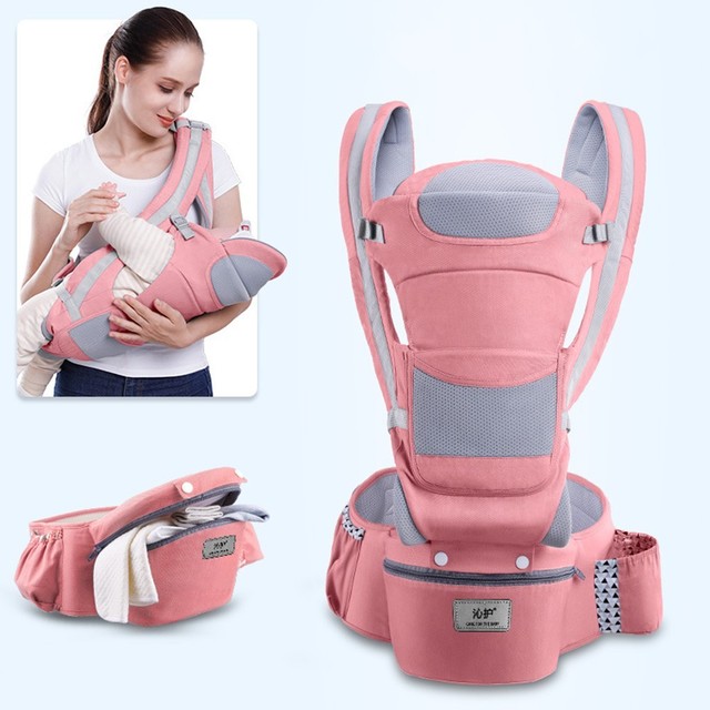 Ergonomic Baby Carrier Backpack Infant Baby Hipseat Carrier Front Facing Baby Care