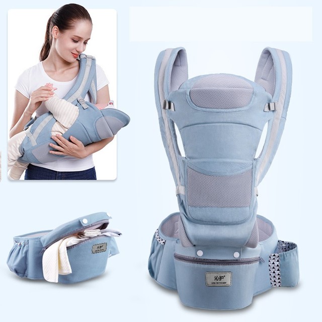 Ergonomic Baby Carrier Backpack Infant Baby Hipseat Carrier Front Facing Baby Care