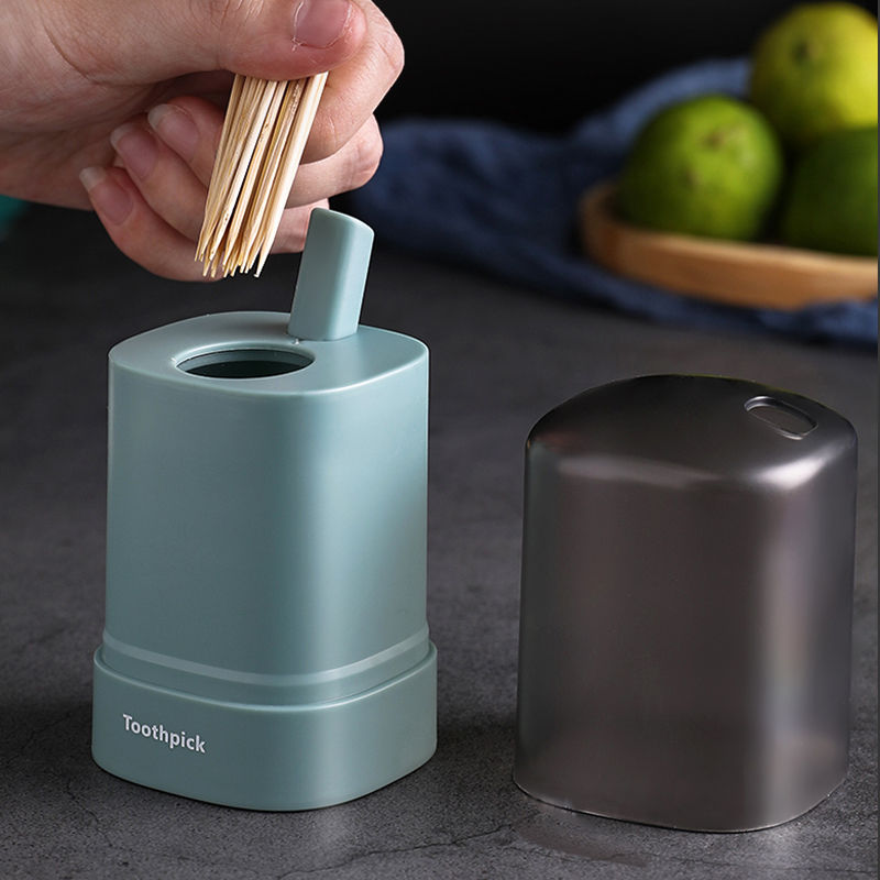 Toothpick Storage Box Home Toothpick Box Creative Automatically Pops Up Convenient Life for Home  Kitchen & Dining room appliances