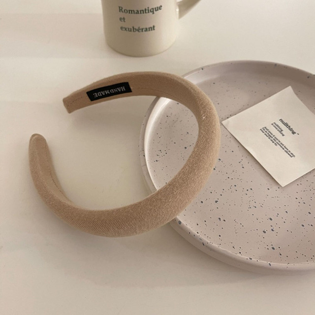 Coffee Colors Women Headband Solid Velvet Bezel Girls Vintage Hair Bands Soft Hairband Headwear Rubbers Elastic Hair Accessories