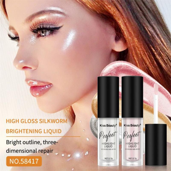 Women Makeup Highlighter Face Contouring Makeup Brightener Concealer Liquid Highlighter Primer Bronzer Makeup