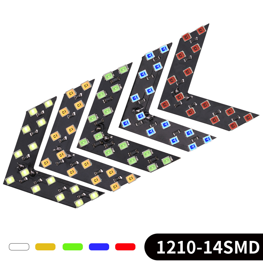 Rear View Mirror Hidden LED Turn Signal Lamps Arrows Led Light Bar Exterior Accessories