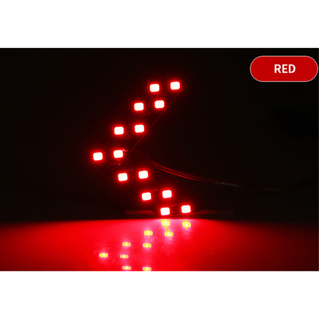 Rear View Mirror Hidden LED Turn Signal Lamps Arrows Led Light Bar Exterior Accessories