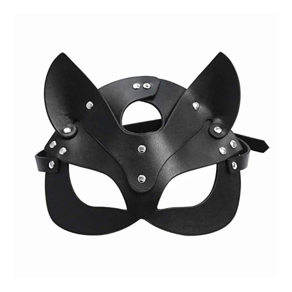 Women Sexy Mask Half face fox Cosplay Leather sex Mask Halloween Party Other Women&apos;s Fashion Accessories