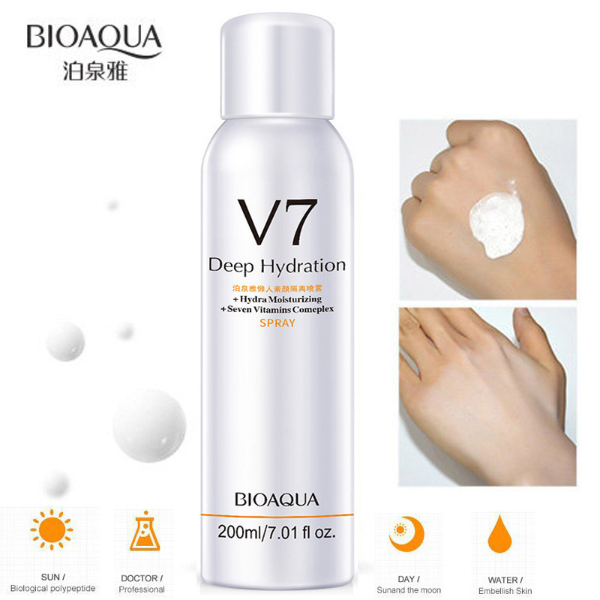 2PCS Whitening Concealer Sunscreen Isolation Spray Waterproof V7 Hydration Moisturizing Contains