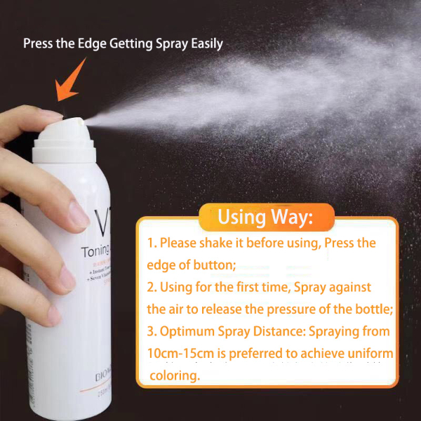 2PCS Whitening Concealer Sunscreen Isolation Spray Waterproof V7 Hydration Moisturizing Contains