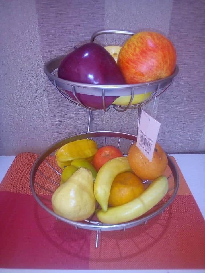 fruit holder stainless steel/Fruit storage container for kitchen/dinning