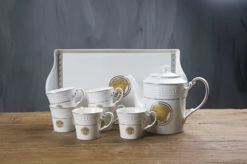 7pc teasets, 6 cups ,1 kettle