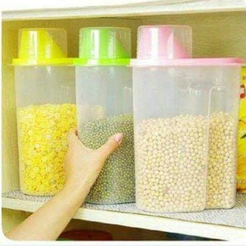 Plastic Cereal Grain Storage Food Container 1 Pc