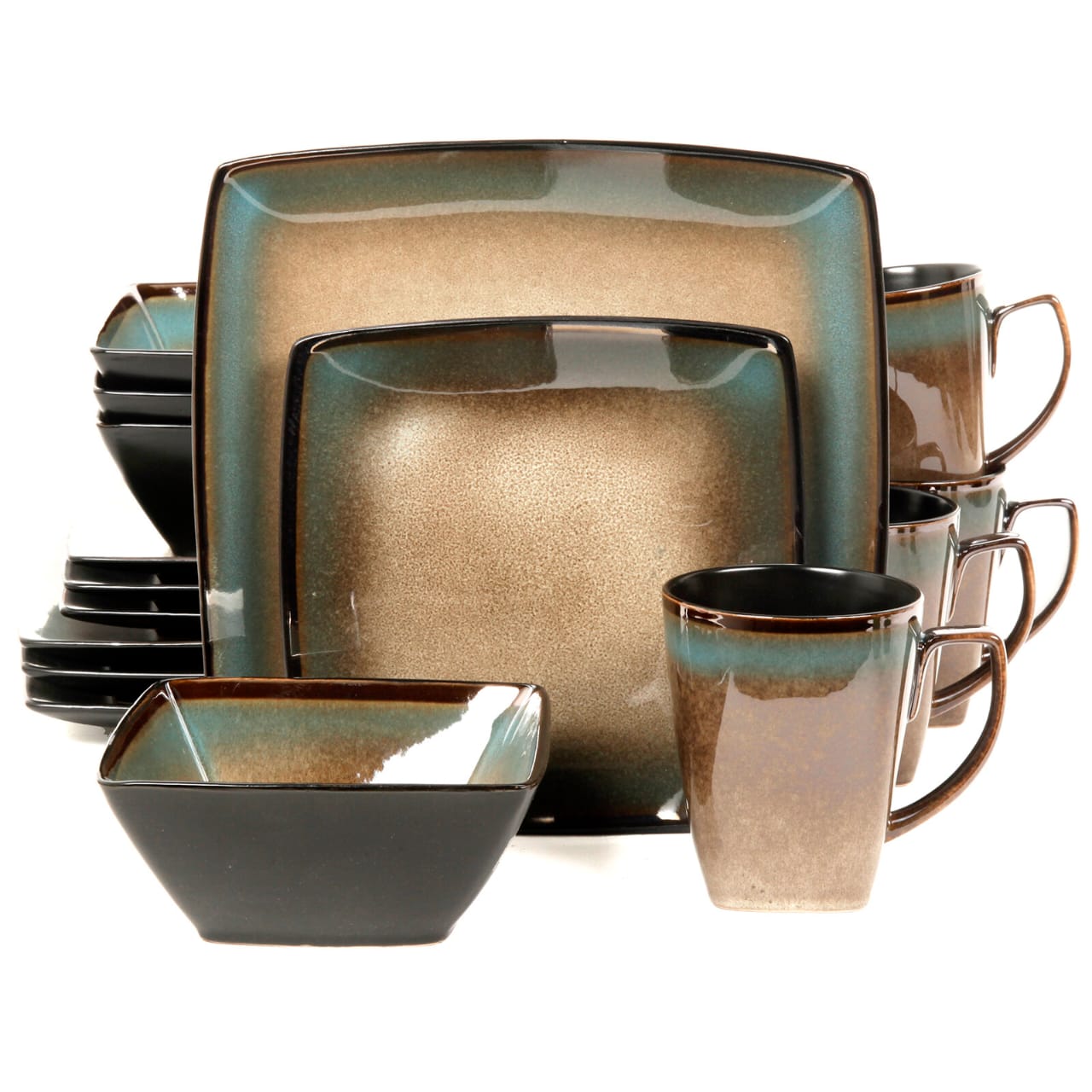 24 Pcs Generic Ceramic Dinner Set cups/plates/bowls/saucer
