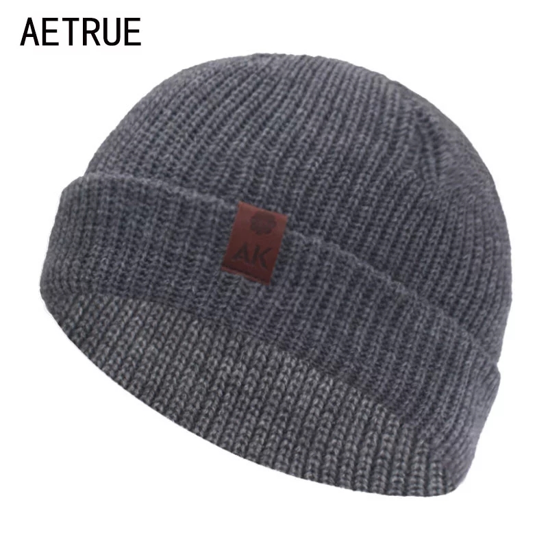 Fashion Skullies Beanies Men&apos;s Winter Hats For Men Knitted Hat Women Cap Winter Beanie Hat