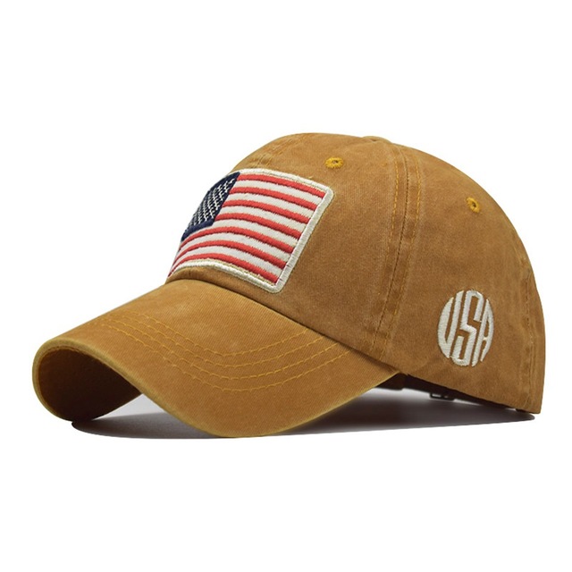 Baseball Cap Men Tactical Army Cotton Military Dad Hat USA American Flag US Unisex Hip Hop Hat