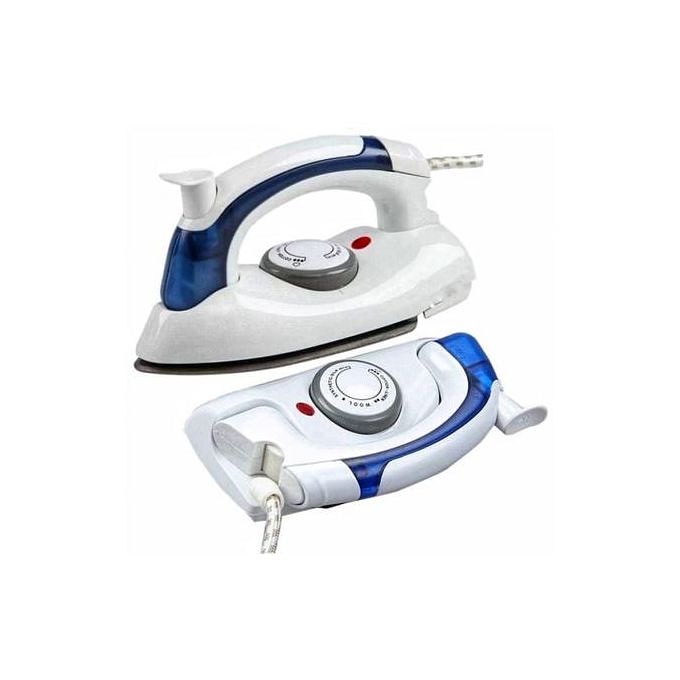 sokany Portable and Foldable Travel Iron box Blue and White foldable iron box