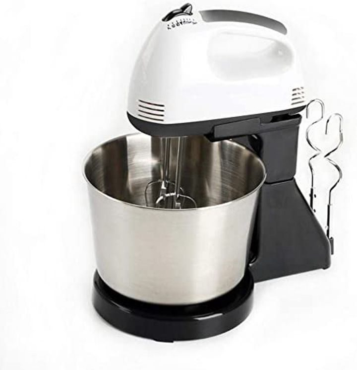 250 Watts Electric Sokany Hand Mixer With stainless steel Bowl 2 Litres Stainless Steel Bowl and 6 speeds control