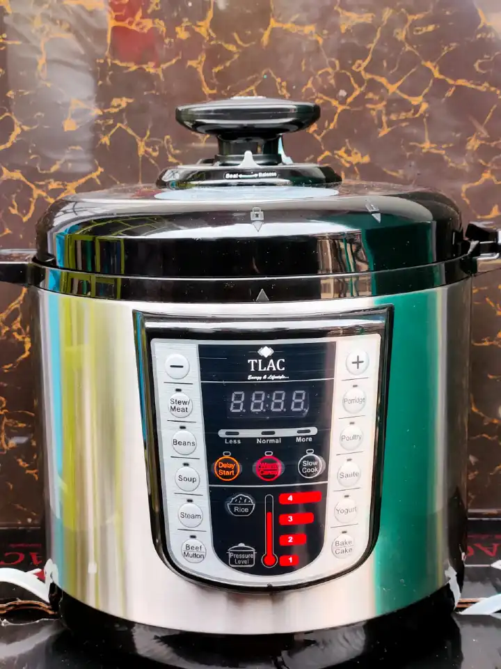 TLAC 8L Litres Multi-function Heavy Duty Electric Pressure Cooker Automatic Digital Multi Pressure Cooker  With Adjustable Level Setting