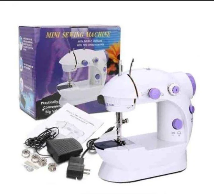 Portable electric mini sewing machine