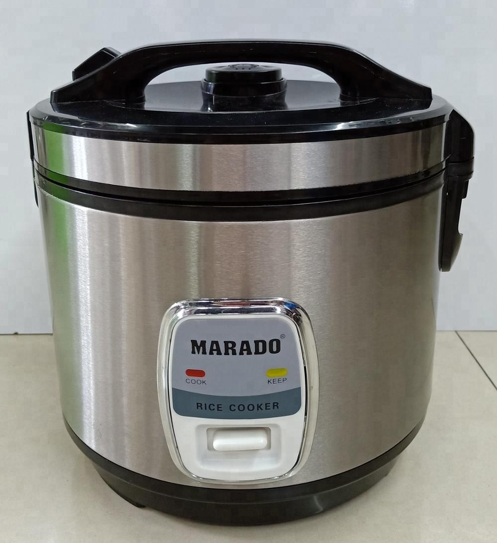 Electric Rice Cooker - 4 Litres capacity 32 cups of cooked rice with  a steaming tray.