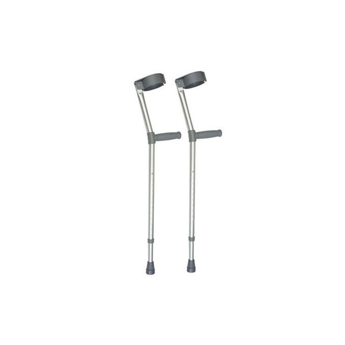Elbow Crutch Double Adjustable with polypropylene arm cuff - Apair.