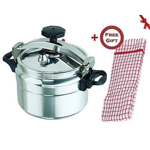 Explosion-proof aluminum pressure cooker, 7ltrs  PLUS (+ Free Gift Hand Towel).