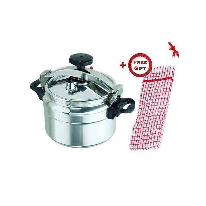 Explosion-proof aluminum pressure cooker, 7ltrs  PLUS (+ Free Gift Hand Towel).