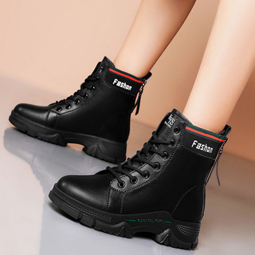 Cutting-edge fashion versatile women's boots ladys shoes boots ladys boots Thick soled boots girs shoes boots
