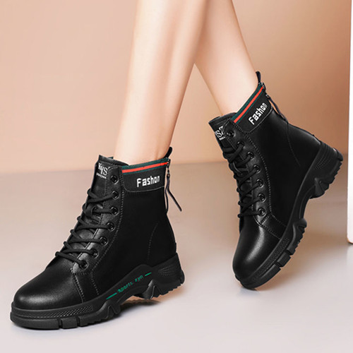 Cutting-edge fashion versatile women's boots ladys shoes boots ladys boots Thick soled boots girs shoes boots