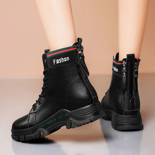 Cutting-edge fashion versatile women's boots ladys shoes boots ladys boots Thick soled boots girs shoes boots