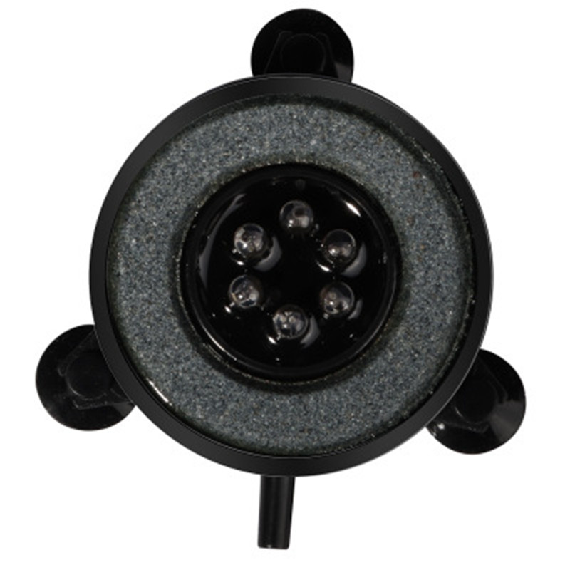 Underwater RGB Fish Tank Air Curtain Bubble Light Changing LED Submersible Aquarium Decorate Light