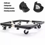 Expandable Movable Washing Machine &amp; Fridge Trolley Stand