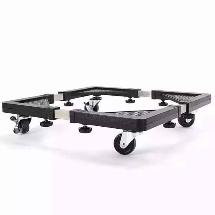 Expandable Movable Washing Machine &amp; Fridge Trolley Stand