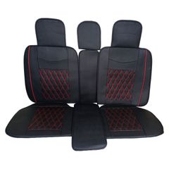 【Promotion】5pcs  Car Seat Covers  Seat Protector Car Interior Decoration Accessories Red 5pcs
