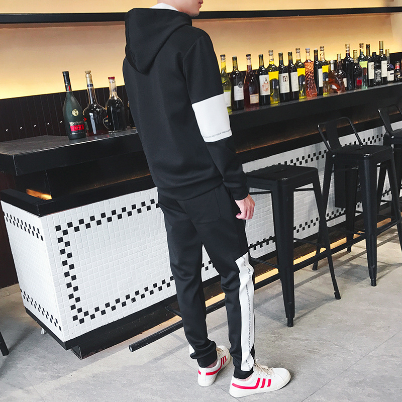 Men&apos;s Sportswear 2 Pieces(Jacket+SweatPant)Casual Spring Sweatershirts  Tracksuit  cardigans/Hoodies