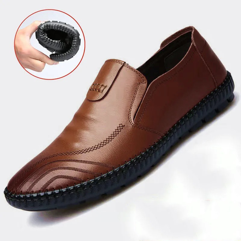 PU Business Men's Shoes Fashion Mens Casual Loafers Driving Shoes Men Party Slip-Ons